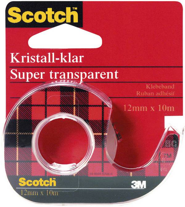 3M  600H1210 lepicí páska Scotch® Crystal Clear 600 transparentní (d x š) 10 m x 12 mm 1 ks