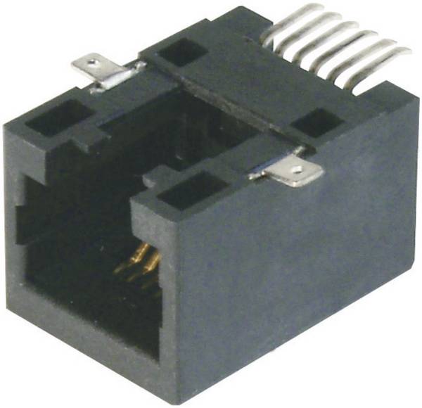 Modulové vestavné zdířky SMD zásuvka, rovná (RJ45) počet pólů: 8P8C
