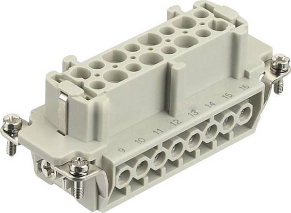 HARTING Han® 16E-F-s 09330162701 konektorová vložka, zásuvka, seria Han® E, 1 ks