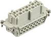 HARTING Han® 16E-F-s 09330162701 konektorová vložka, zásuvka, seria Han® E, 1 ks