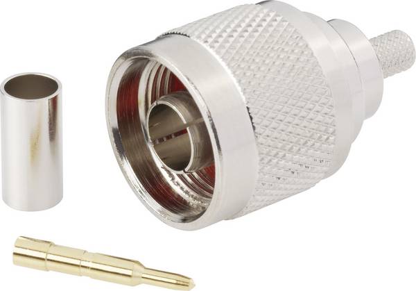 BKL Electronic 0404074 0404074 N konektor zástrčka, rovná 50 Ω 1 ks