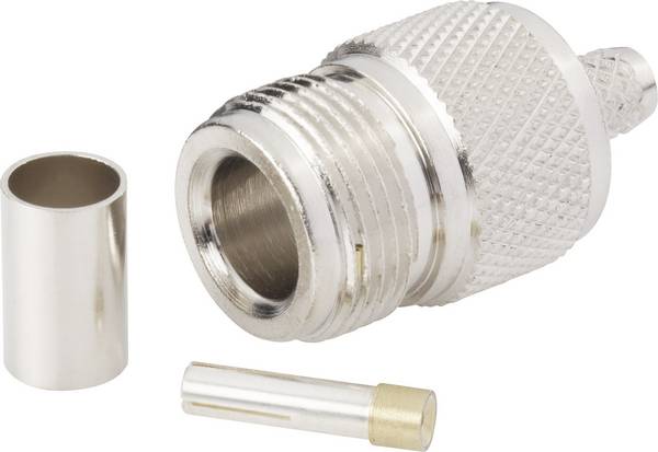 TRU COMPONENTS 1579463 N konektor zásuvka, rovná 1 ks