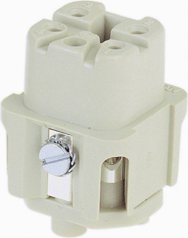 HARTING Han® 16A-F-c 09200163101 konektorová vložka, zásuvka, seria Han® A, 1 ks