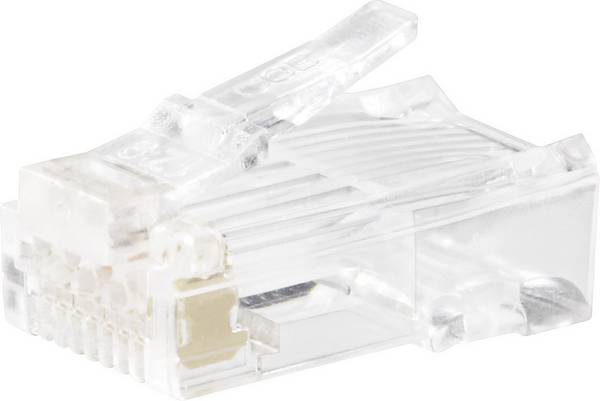 TRU COMPONENTS 1582438, zástrčka RJ45, zástrčka, rovná, 1 ks