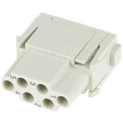 Konektorová vložka, zásuvka Harting Han® C-Modul 09 14 006 3101, 6 + PE, krimpované připojení, 1 ks