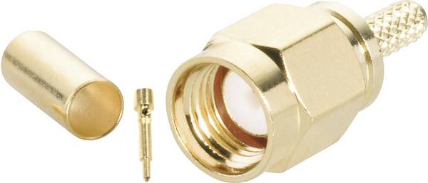 BKL Electronic 0409076 0409076 SMA konektor zástrčka, rovná 50 Ω 1 ks