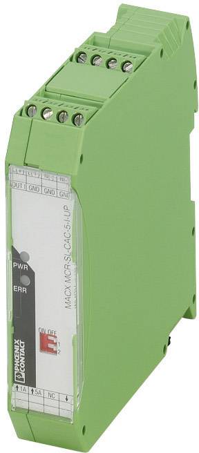 Zelený elektronický modul se šroubovými svorkami a popisem 'PL1', 'ERR', 'PWR', určený pro průmyslové řídicí aplikace.