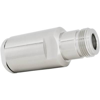 Válcová kovová součástka se závitem na jednom konci. Možné použití v průmyslových nebo strojírenských aplikacích.