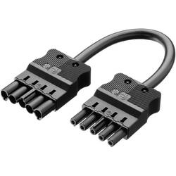 Napájecí kabel 5pól. Adels AC 166 VLCG/515 100 (1647551V), zástrčka/zásuvka rovná, bílá
