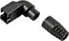 Hirose Electronic RJ45-KS90UD, RJ45 konektor, ochranná průchodka proti zlomu, počet pólů: 8P8C, černá, 1 ks