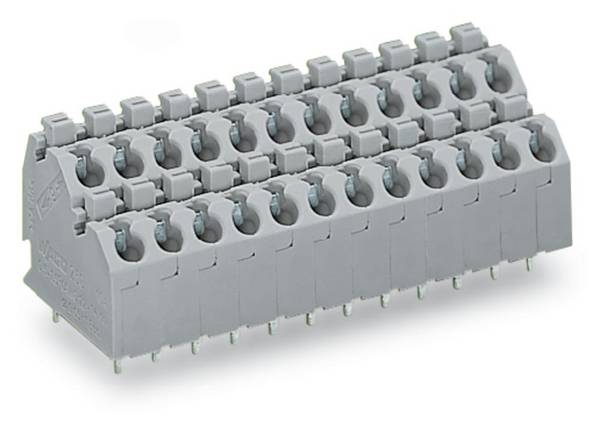 WAGO 250-706 dvojřadá svorka 1.00 mm² Pólů 12 šedá 84 ks
