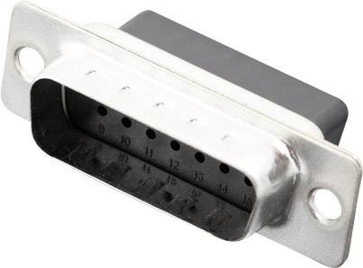 MH Connectors MHDBC15-SP 2101-0190-02 D-SUB kolíková lišta 180 ° Pólů: 15 krimpované 1 ks