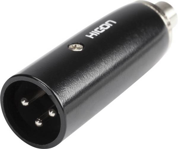 Hicon HI-X3CI-MF XLR adaptér XLR zástrčka - cinch zásuvka   1 ks