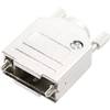 D-SUB púzdro MH Connectors MHDTZK-N-50-RA-K 6560-0105-04, Počet pinov: 37, kov, 180 °, strieborná, 1 ks
