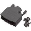 D-SUB púzdro MH Connectors MHDTZK-9-RA-BK-K 6560-0115-01, Počet pinov: 9, kov, 180 °, čierna, 1 ks
