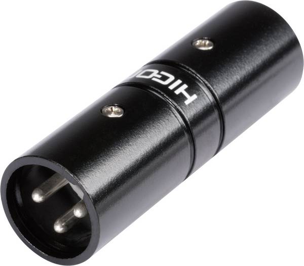 Hicon HI-X3X3-MM XLR adaptér XLR zástrčka - XLR zástrčka   1 ks