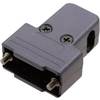 D-SUB pouzdro MH Connectors MHTRI-P-15-K 6550-0101-02, pólů 15, plast, 180 °, 45 °, 45 °, černá, 1 ks