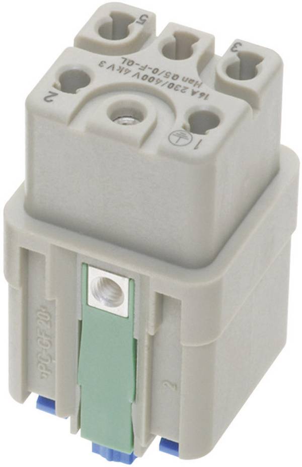 HARTING Han Q5/0-F-QL 09120052733 konektorová vložka, zásuvka, seria Han® Q, 1 ks