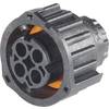 Kruhový konektor AMP podľa DIN 72585 guľatý faston TE Connectivity 1-968968-1 IP69/IP69K, pólů 4, 1 ks