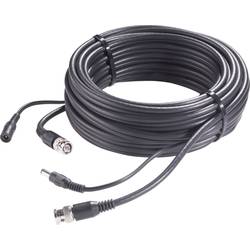 Sygonix 43522D napájecí, video prodlužovací kabel [1x BNC zástrčka, DC zásuvka 5,5 mm - 1x BNC zástrčka, DC zástrčka 5.5 mm] 30.00 m černá