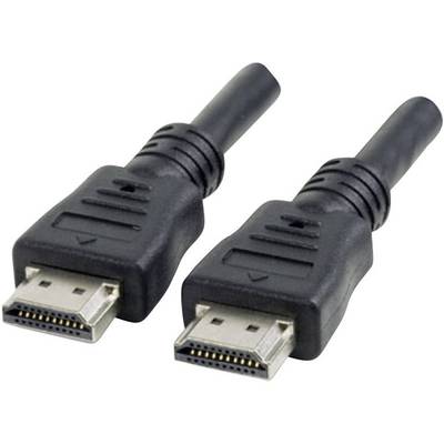Dva černé konektory HDMI leží vedle sebe na bílém pozadí.