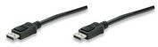 Dva černé USB kabely se standardními konektory, které leží vedle sebe rovnoběžně.