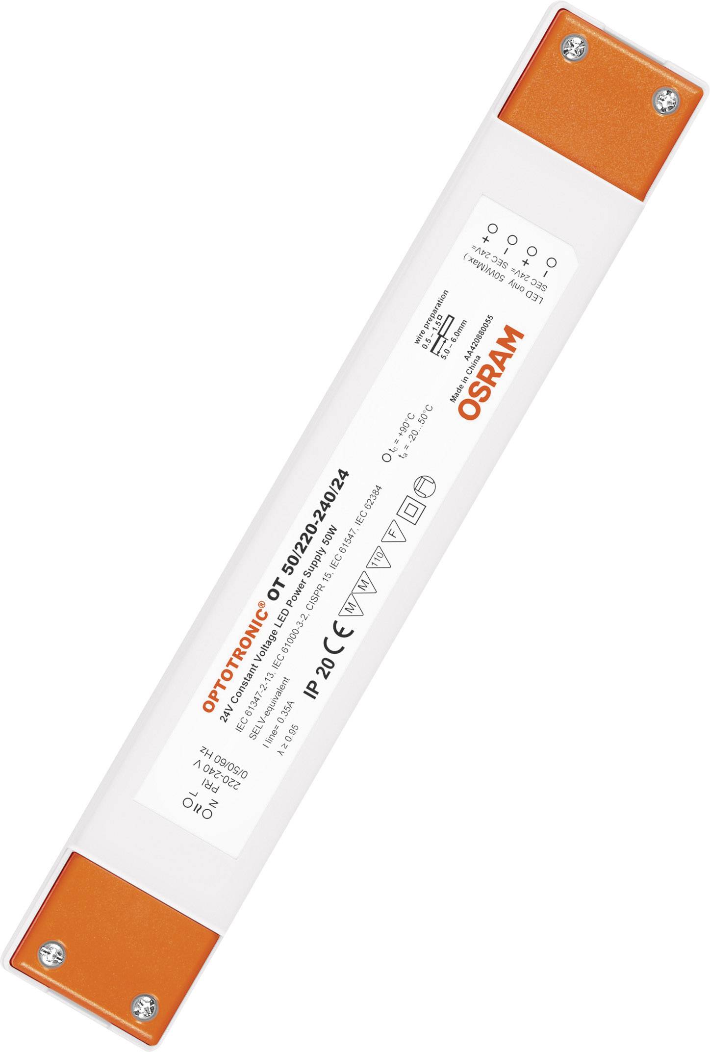 OSRAM OT 50/220-240/24 VS20 napájecí zdroj pro LED konstantní napětí 50 W 24 V/DC 1 ks