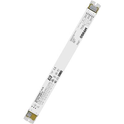 Elektronický předřadník OSRAM, model 'QUICKTRONIC FIT', bílý, s technickými informacemi a označením CE.
