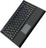 Keysonic ACK-540U+ USB klávesnice německá, QWERTZ černá integrovaný touchpad, tlačítka myši