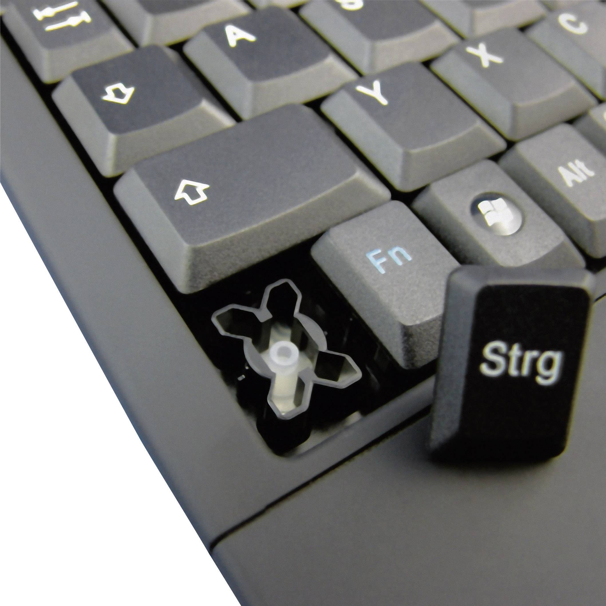 Keysonic ACK-540U+ USB klávesnice německá, QWERTZ černá integrovaný touchpad, tlačítka myši-2