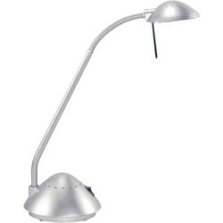 Halogénová stolová lampa ARC II, strieborná