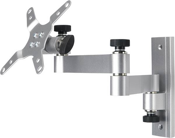 <br>  SpeaKa Professional<br>  SP-6514852<br>  <br>  držák na zeď pro monitor<br>  1 Displej: (s)<br>  33,0 cm (13") - 76,2 cm (30")<br>  stříbrná<br>  naklápěcí, nakláněcí, odnímatelný<br>