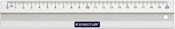 Staedtler 563 20 563 20 pravítko hliník stříbrná 20 cm