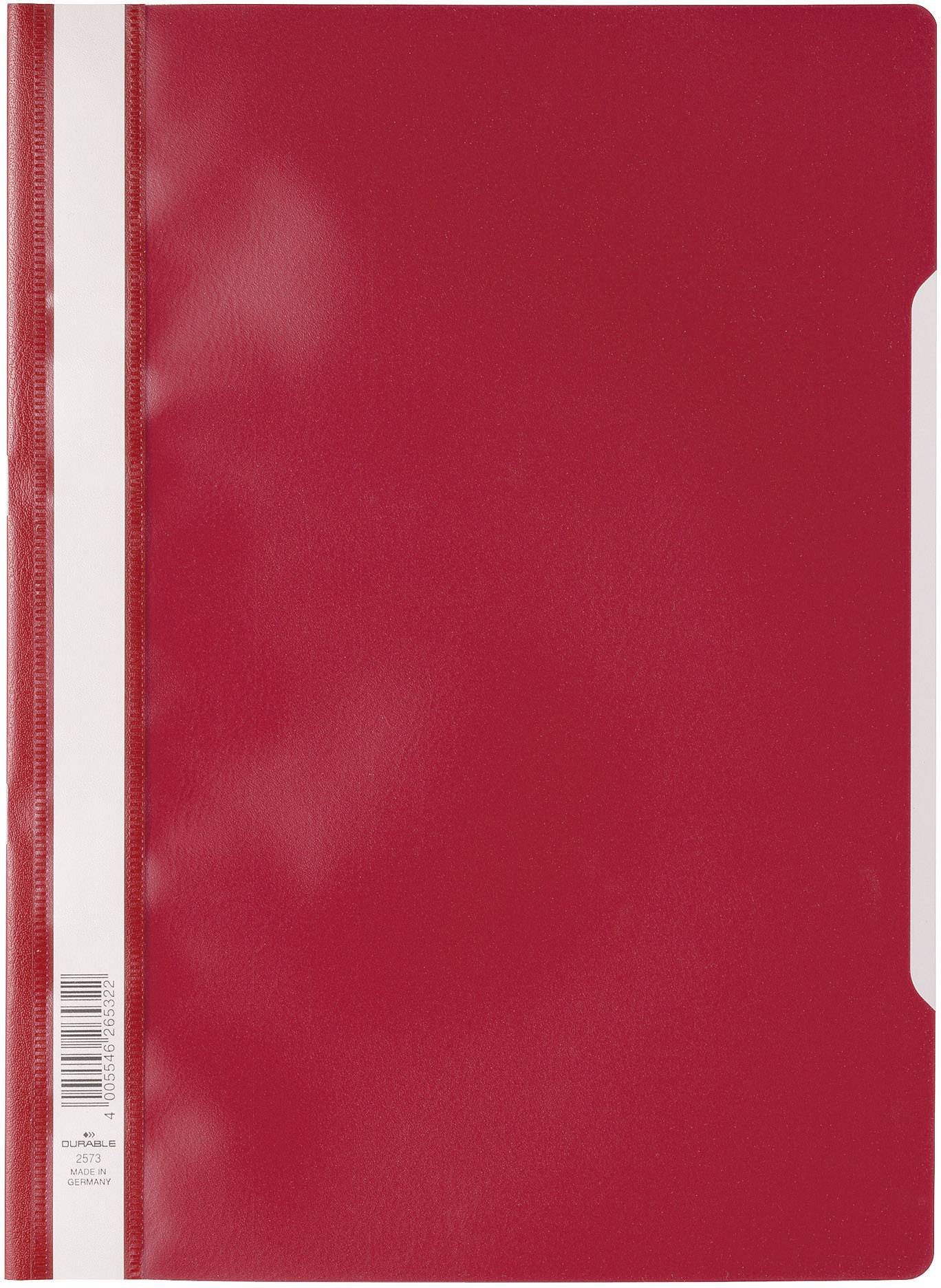 Durable 2573 257303 rychlovazač červená DIN A4