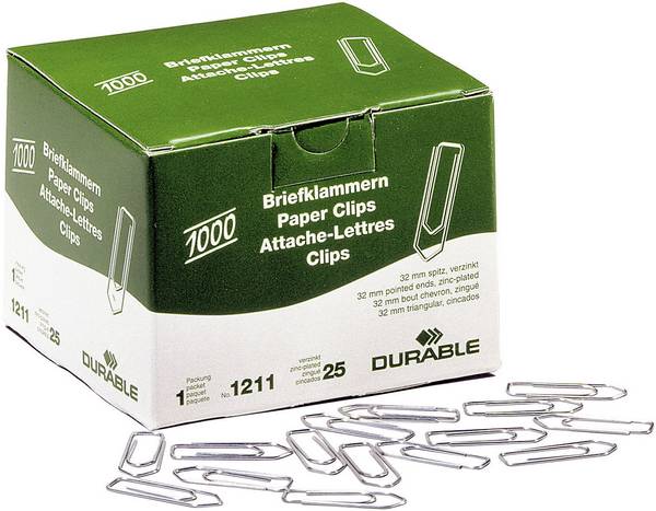Durable kancelářská sponka 121125 32 mm  1000 ks