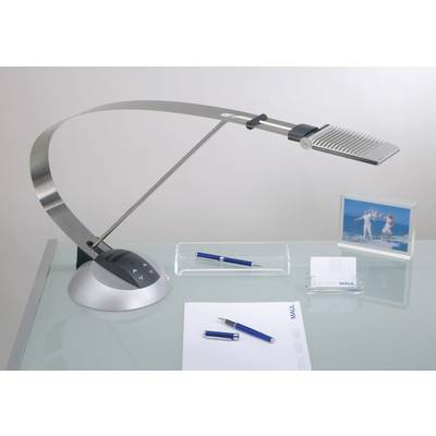 Maul PRIMUS 8207095 LED lampička na psací stůl LED pevně vestavěné LED 10 W Energetická třída (EEK2021): E (A - G) stříb