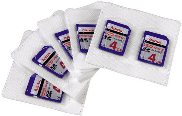 Hama 95950 pouzdro na paměťové karty paměťová karta SD bílá