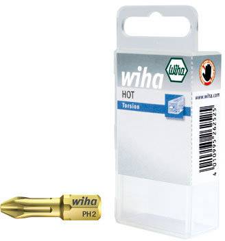 Wiha 32062 SB-Bit 7011 HOT křížový bit Pohon (šroubovák): 1/4" (6,3 mm) Typ zakončení: křížový PH PH 3 25 mm