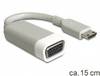 Delock 65471 HDMI / VGA adaptér [1x mini HDMI zástrčka C - 1x VGA zásuvka] bílá 15.00 cm