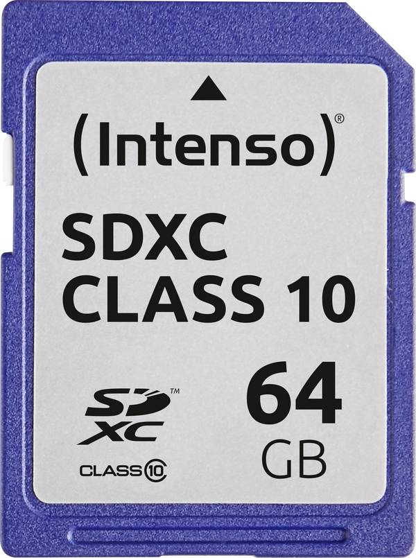 Intenso 3411490 paměťová karta SDXC  64 GB Class 10