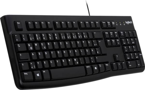 Logitech Keyboard K120 Business USB klávesnice německá, QWERTZ černá