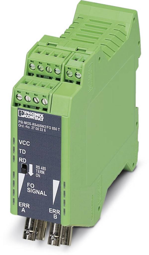 Phoenix Contact převodník pro optický kabel PSI-MOS-RS485W2/FO 850 T konvertor optických kabelů