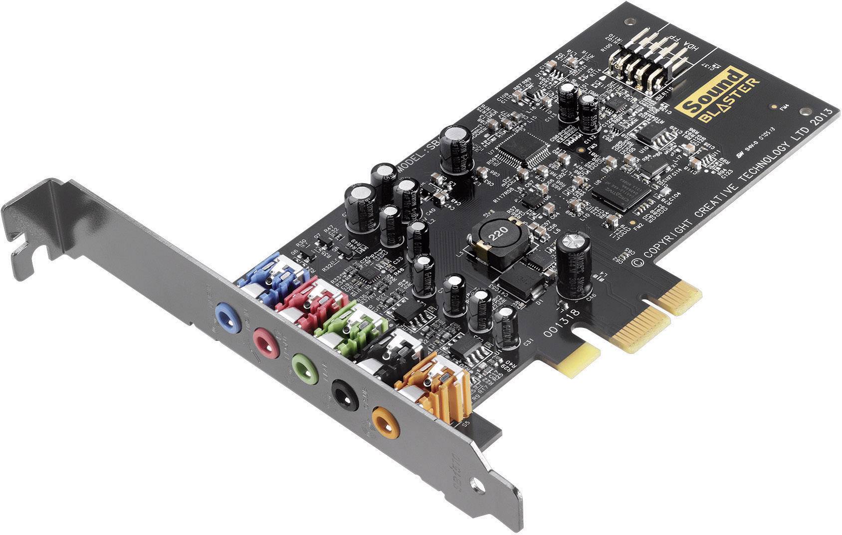 Sound Blaster Soundblaster Audigy Fx 5 1 Interni Zvukova Karta Pcie X1 Externi Konektor Na Sluchatka Conrad Cz