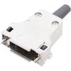 D-SUB pouzdro encitech 7960-0205-01 7960-0205-01, pólů 9, kov, 180 °, stříbrná, 1 ks