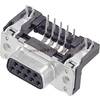 D-SUB zásuvková lišta Harting 09 66 552 6613, 90 °, pólů 50, pájené, 1 ks