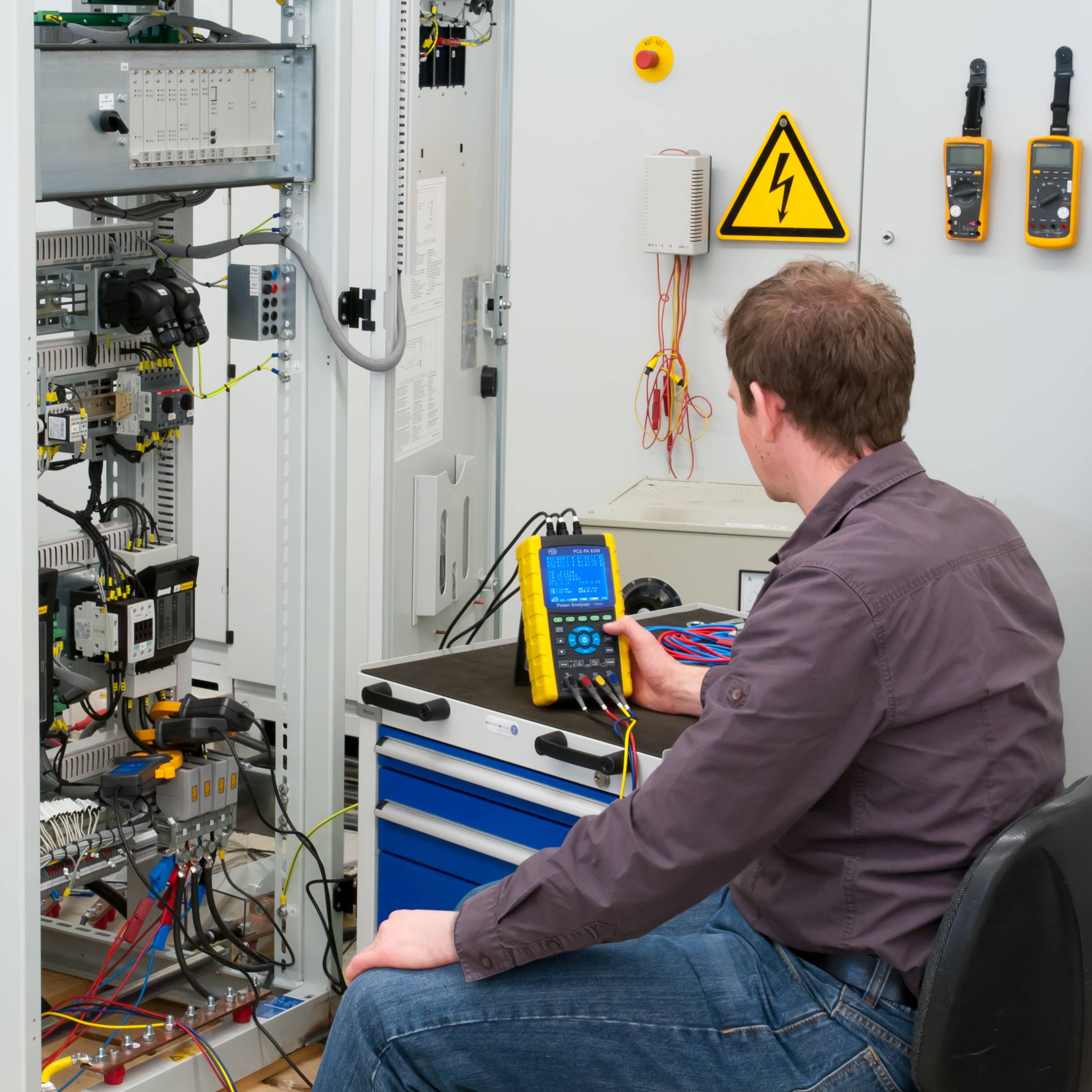PCE Instruments PCE-PA 8300-1 síťová zkoušečka, síť, PCE-PA 8300-1-5