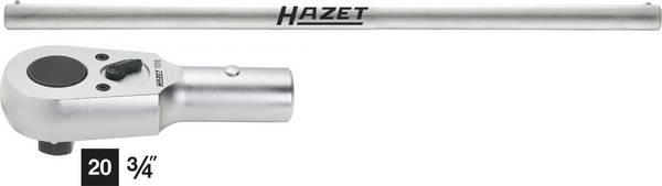Hazet 1016/2 1016/2 hlava ráčny  3/4" 620 mm