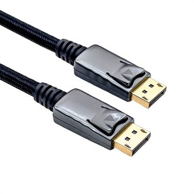 Roline DisplayPort kabel Konektor DisplayPort, Konektor DisplayPort 3.00 m černá 11.04.5882 stíněný Kabel DisplayPort