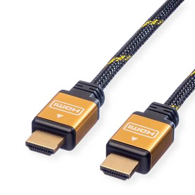 Roline HDMI kabel Zástrčka HDMI-A, Zástrčka HDMI-A 10.00 m vícebarevná 11.04.5566 stíněný HDMI kabel