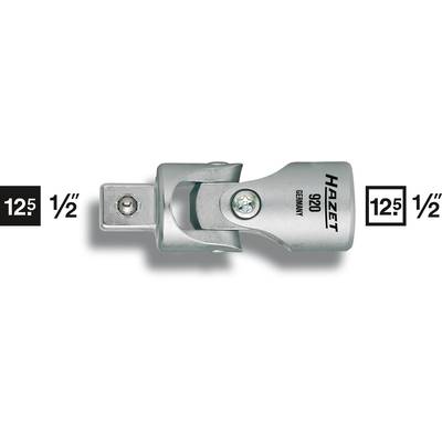 Adaptér značky Hazet, model 920, z kovu. Převádí 12,5 mm (1/2 palcový) pohon na 12,5 mm (1/2 palcový) čtyřhran.